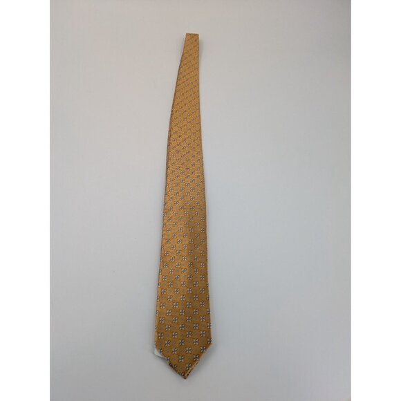NWT JOS A. BANK Yellow Floral‎ Neck Tie 100% SILK HERITAGE COLLECTION - Picture 3 of 10